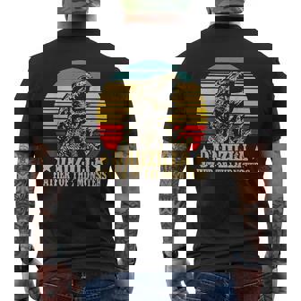 Dadzilla Padre De Los Monstruos Retrointage Puesta De Sol Camiseta Hombre Estampado Espalda - Regaloses