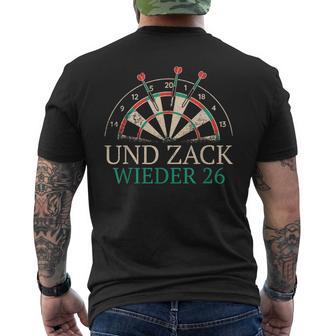 Dart And Zack Wieder 26 Darts T-Shirt mit Rückendruck - Geschenkecke