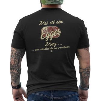 Das Ist Ein Egger Ding T-Shirt mit Rückendruck - Seseable