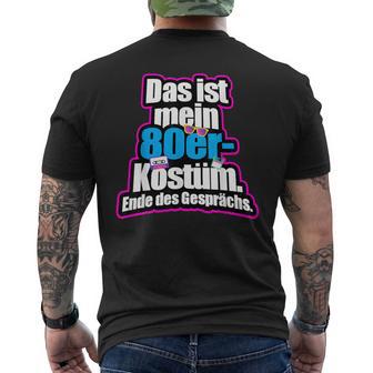 Das Ist Mein 80S Costume Retro Outfit 80S 80S Party S T-Shirt mit Rückendruck - Geschenkecke