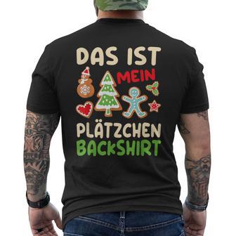 Das Ist Mein Plätzchen Das Ist Mein Plätzchen German T-Shirt mit Rückendruck - Geschenkecke