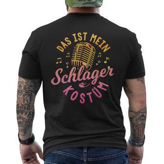 Das Ist Mein Schlager Costume T-Shirt mit Rückendruck - Geschenkecke