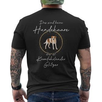 Das Sind Keine Hundehaare Das Ist Kromfohrländer Glitter T-Shirt mit Rückendruck - Geschenkecke