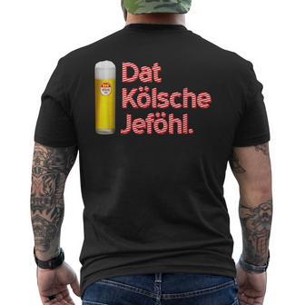 With Dat Kölsche Jeföhl Kölsch Lifestyle T-Shirt mit Rückendruck - Geschenkecke