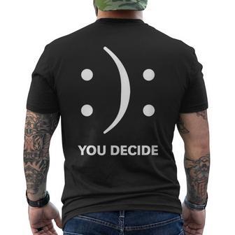 You Decide T-Shirt mit Rückendruck - Geschenkecke