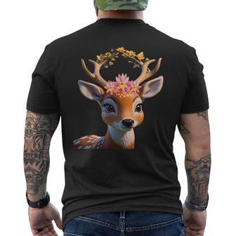 Deer Deer Costume Dirndl Costume T-Shirt mit Rückendruck - Geschenkecke