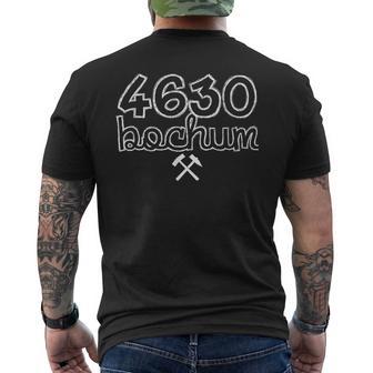 Dein Heimat 4630 Bochum Alte Plz Ruhrpott Ruhrgebiet T-Shirt mit Rückendruck - Geschenkecke