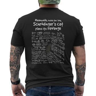 In Der Zwischenzeit Plans Schrödinger's Cat Her Revenge T-Shirt mit Rückendruck - Geschenkecke