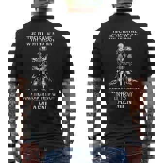 The Devil Saw Me With My Head Down And Thought He'd Won Mens Men's T-shirt Back Print - Seseable