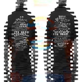 Dietary Manager Food Service Dietary Week Men's T-shirt Back Print - Monsterry