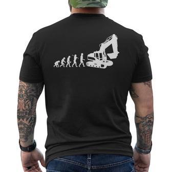 Digger Driver Benz Builder Evolution Digger S T-Shirt mit Rückendruck - Geschenkecke