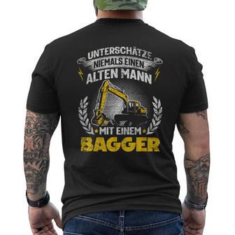 Digger Driver Digger Saying Digger Driver T-Shirt mit Rückendruck - Geschenkecke