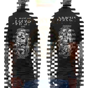 Dionysos Dieu Grec Duin Et Des Festivals T-shirt imprimé au dos - Cadeauxyz