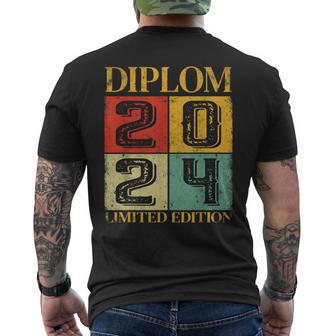 Diplom Geschafft Legende 2024 T-Shirt mit Rückendruck - Geschenkecke