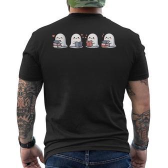 Disfruta Del Terror Con El Diseño Temático De Fantasmas Nocturnos Camiseta Hombre Estampado Espalda - Regaloses