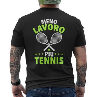 Divertente Giocatori Di Tennis Più Tennis T-shirt da uomo con stampa posteriore - Novitaregali