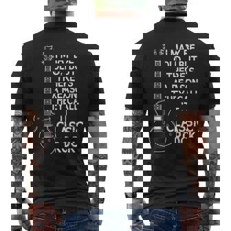 Divertido Guitarrista Músico Rock Music Regalo Hombres Papá Camiseta Hombre Estampado Espalda - Regaloses
