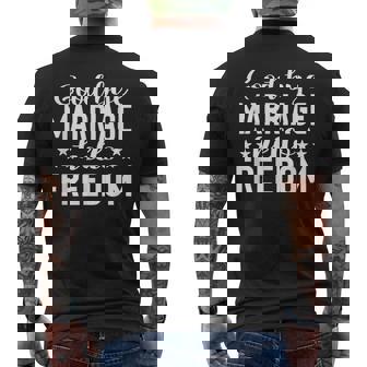 Divorciado Cita Divertida Matrimonio Divorcio Fiesta Regalo Celebración Camiseta Hombre Estampado Espalda - Regaloses