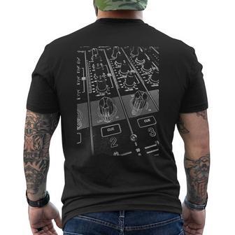 Djm Mixer Knobs Dj T-Shirt mit Rückendruck - Geschenkecke