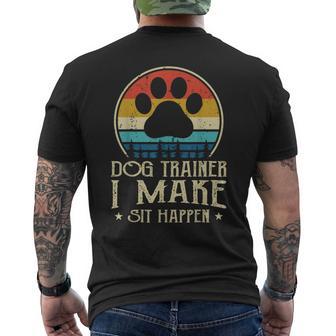 Dog Trainer Ich Lasse Sitzen Paseren Paseren T-Shirt mit Rückendruck - Geschenkecke