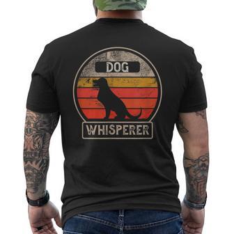 Dog Whisperer -Intage Retro Animal T-Shirt mit Rückendruck - Geschenkecke