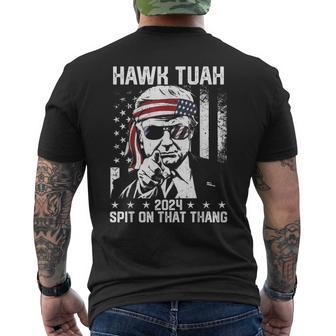 Donal Trump Hawk Tush Spit On That Thang Men's T-shirt Back Print - Monsterry DE