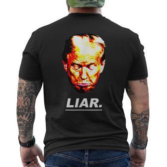 Donald Trump Liar Anti Trump T-Shirt mit Rückendruck - Geschenkecke