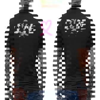 Done Last Day Of Radiation Chemo Breast Cancer Love Heart Men's T-shirt Back Print - Thegiftio UK