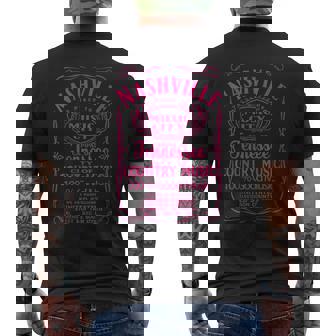 Donna Nashville Tennessee Good Country Western Music City Con Collo A T-shirt da uomo con stampa posteriore - Novitaregali
