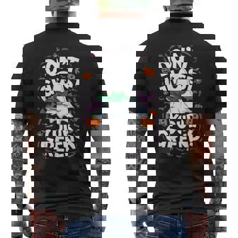 Don’T Ghost Your Greens Dietitian Halloween Men's T-shirt Back Print - Thegiftio UK