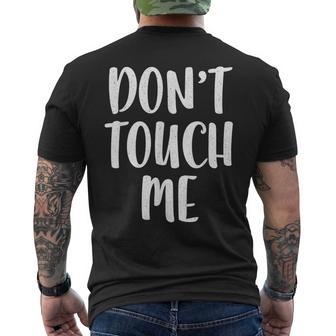 Don't Touch Me Introvert T-Shirt mit Rückendruck - Seseable