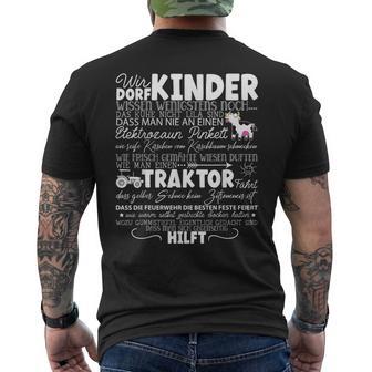 Dorfkind Wirom Dorf Farm Illage Children's T-Shirt mit Rückendruck - Geschenkecke