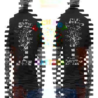 Dot Day Each Dot Matters Unity Tree Polka Dot Colorful Dot Men's T-shirt Back Print - Thegiftio UK