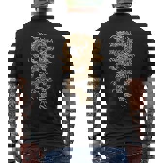 Dragon De Culture Chinoise Cadeau Asiatique T-shirt imprimé au dos - Cadeauxyz