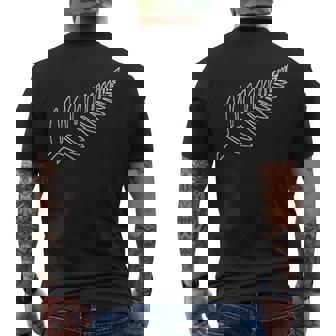 Drapeau De La Nouvelle-Zélande Fougère Kiwi Pride Nz Nzl T-shirt imprimé au dos - Cadeauxyz