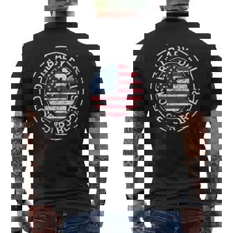Drill Baby Drill Close Our Borders Usa President Trump 2024 Men's T-shirt Back Print - Monsterry