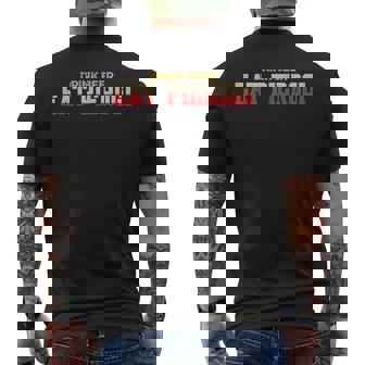Drink Beer Eat Pierogi Polish Culture Men's T-shirt Back Print - Monsterry