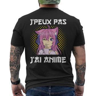 Drôle Anime Lover J'peux Pas J'ai Anime Manga Japonais T-shirt imprimé au dos - Cadeauxyz