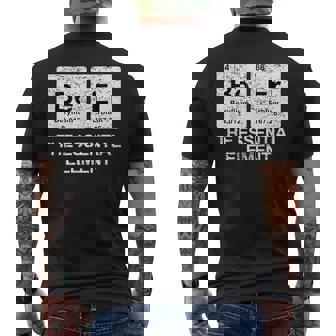 Drôle De Bière Avec Éléments Chimiques T-shirt imprimé au dos - Cadeauxyz