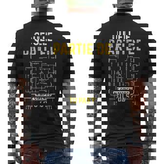 Drôle Électricien Quelle Partie De Ne Comprends Tu Pas T-shirt imprimé au dos - Cadeauxyz