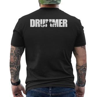 Drummer Drummer T-Shirt mit Rückendruck - Geschenkecke