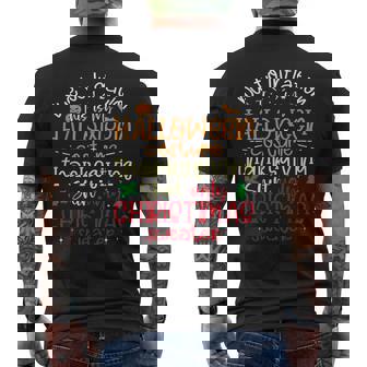 Due To Inflation This Is My Halloween Costume Men's T-shirt Back Print - Thegiftio UK