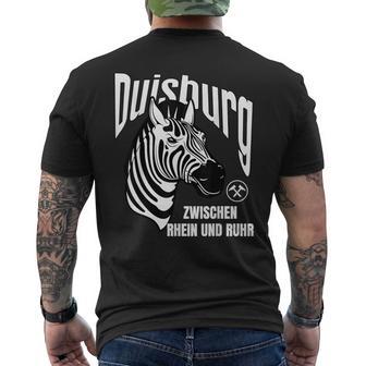 Duisburg Rhein Und Ruhr Duisburger T-Shirt mit Rückendruck - Geschenkecke