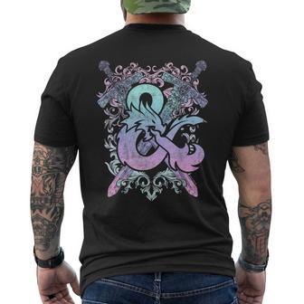 Dungeons & Dragons Ampersand Pastel Logo T-Shirt mit Rückendruck - Geschenkecke