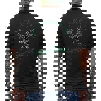 Eagles Fly Love Hurts Men's T-shirt Back Print | Mazezy
