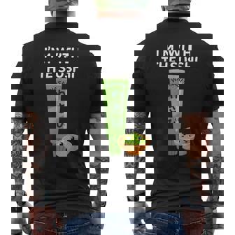 Easy Group Costume Wasabi Condiment Costume Men's T-shirt Back Print | Mazezy