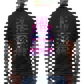 Eat Sleep Yeet Repeat Vintage Yeet Apparel Men's T-shirt Back Print | Seseable UK