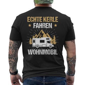 Echte Kerle Fahren Motorhome T-Shirt mit Rückendruck - Seseable