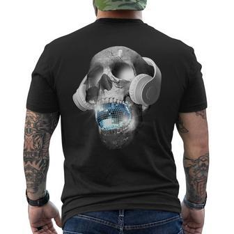 Edm Urban Dj Hip Hop Skull Streetwear Headphones Graphic Men's T-shirt Back Print - Monsterry DE