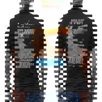 I Am Either Yapping Or Napping Men's T-shirt Back Print - Thegiftio UK